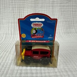 2001 Learning Curve Thomas & Friends Train Wooden " CAROLINE " NEW